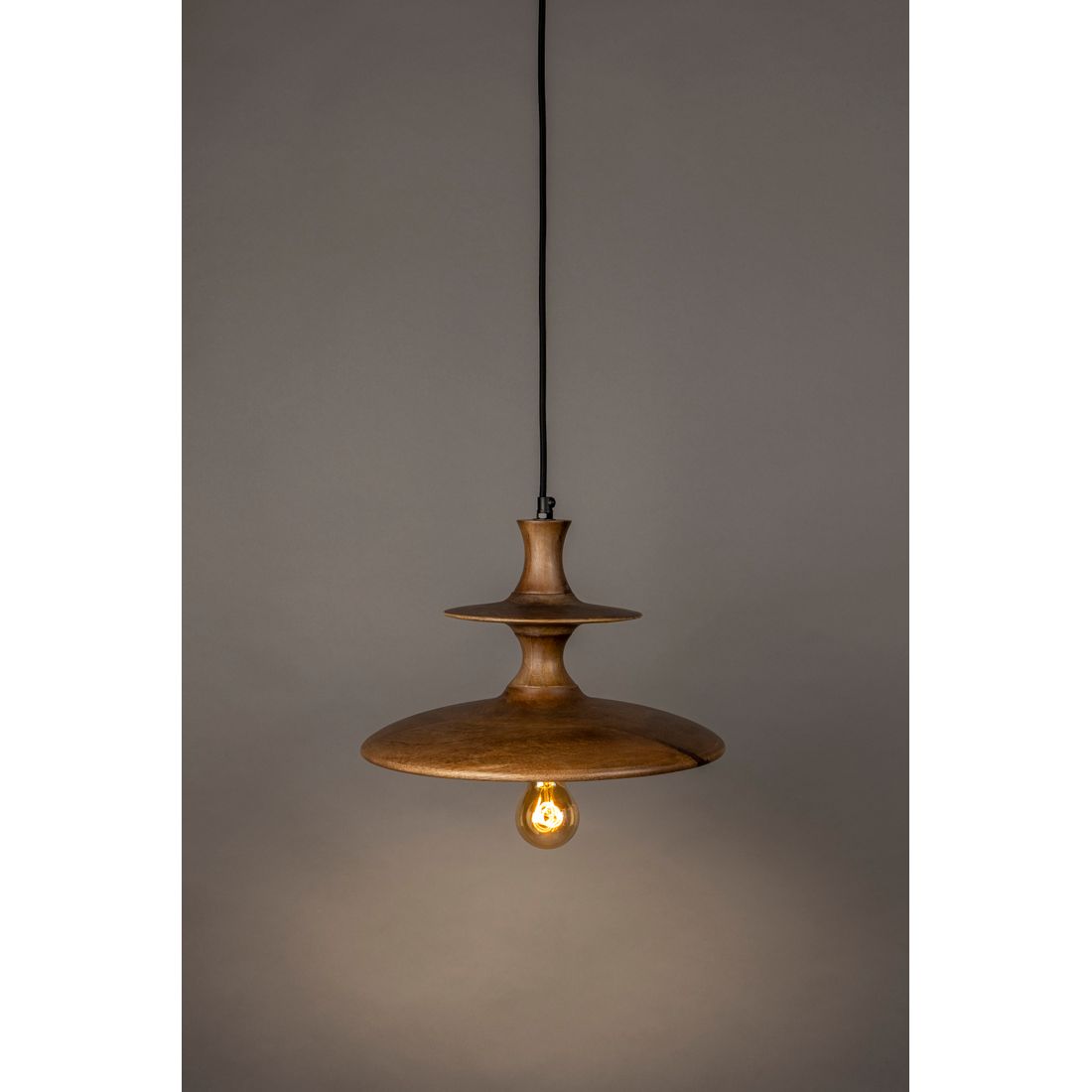 Dutchbone Hanglamp Cath S Walnoot - KwaliteitWonen.nl