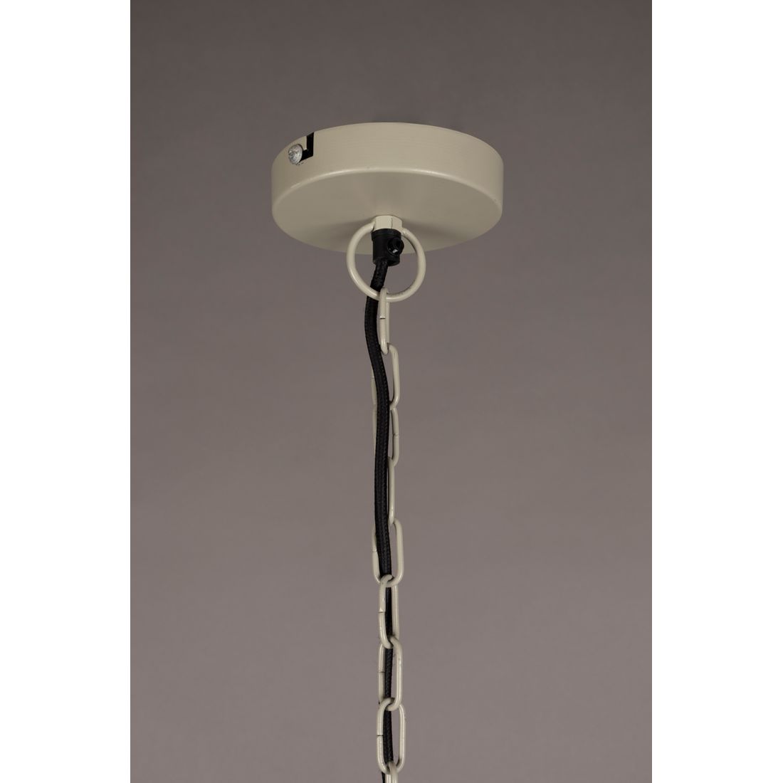 Dutchbone Hanglamp Meezan Zand Grijs XL - KwaliteitWonen.nl