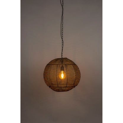 Dutchbone Hanglamp Meezan Zwart M - KwaliteitWonen.nl