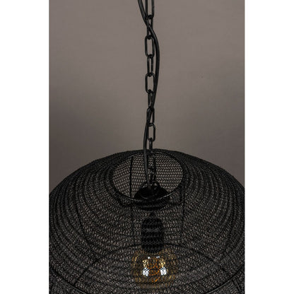 Dutchbone Hanglamp Meezan Zwart M - KwaliteitWonen.nl