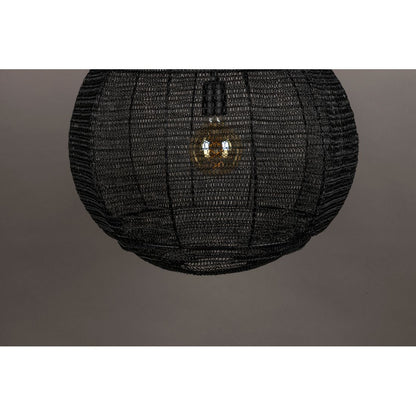 Dutchbone Hanglamp Meezan Zwart M - KwaliteitWonen.nl
