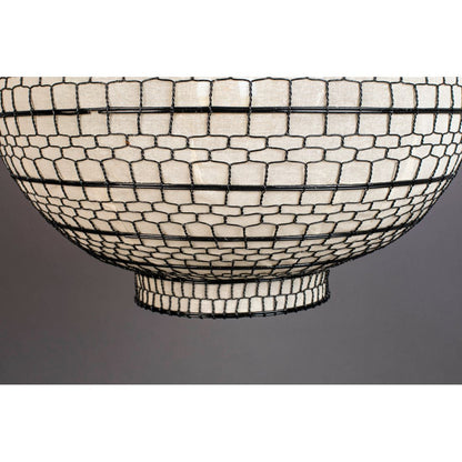 Dutchbone Hanglamp Ming Rond ø 50cm - KwaliteitWonen.nl