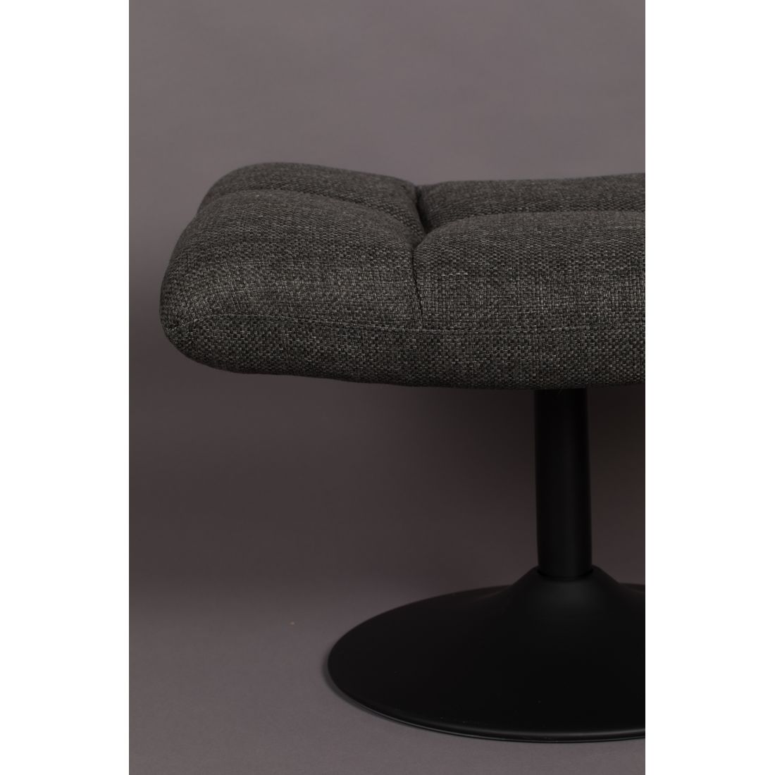 Dutchbone Hocker Bar Donkergrijs - KwaliteitWonen.nl