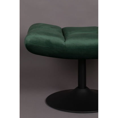 Dutchbone Hocker Bar Fluweel Groen - KwaliteitWonen.nl