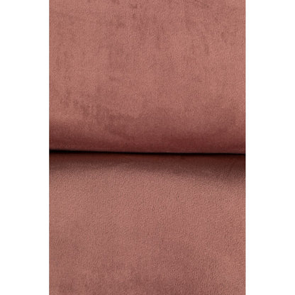 Dutchbone Hocker Bar Fluweel Oud Roze - KwaliteitWonen.nl