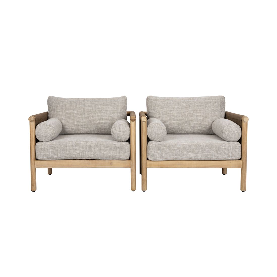 Dutchbone Loungestoel Oasis Accaciahout - KwaliteitWonen.nl