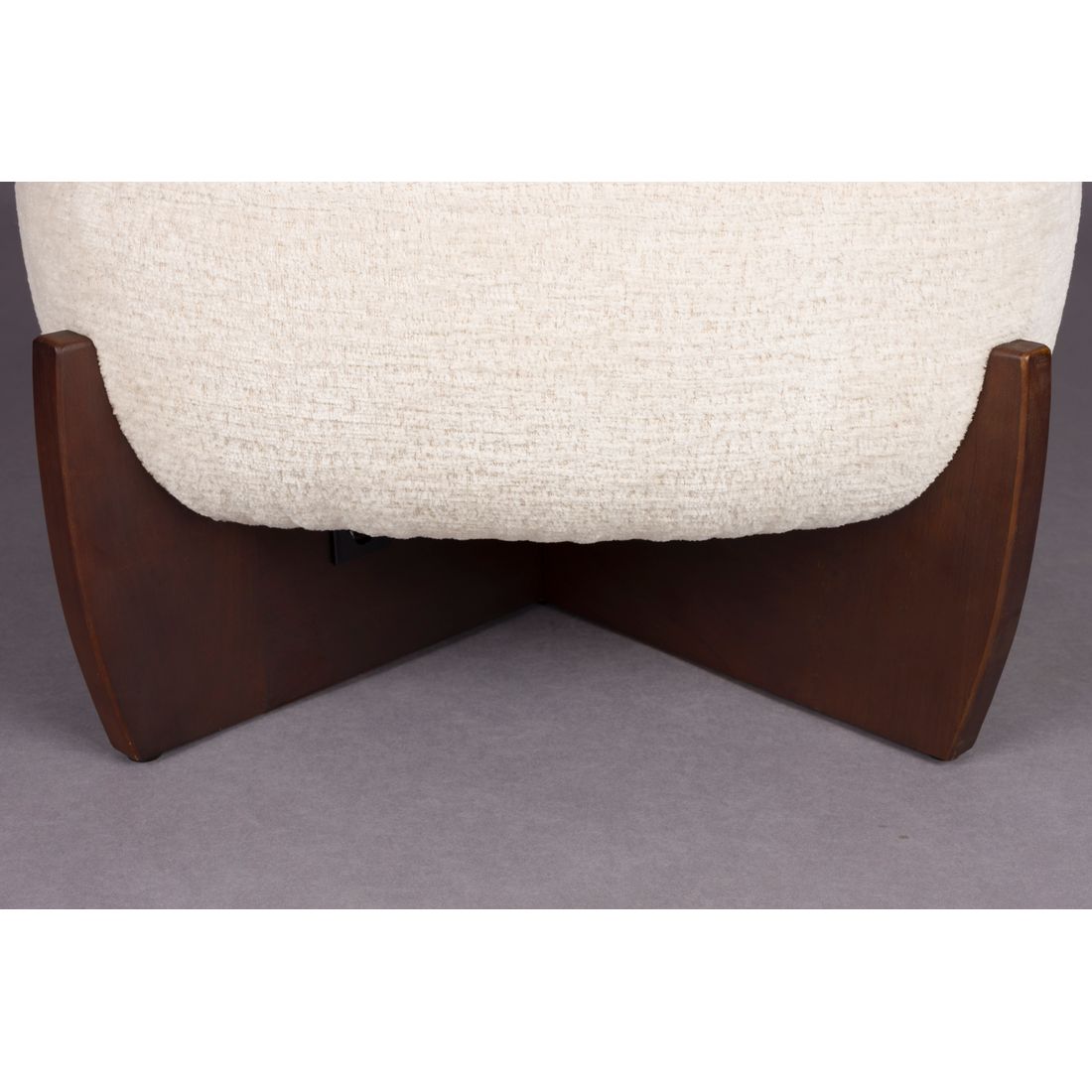 Dutchbone Poef Emilius Beige - KwaliteitWonen.nl