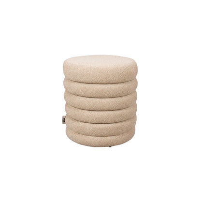 Dutchbone Poef Fern Beige - KwaliteitWonen.nl