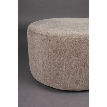 Dutchbone Poef Rocca Cappuccino - KwaliteitWonen.nl