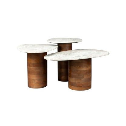 Dutchbone Salontafel Suki (Set van 3) - KwaliteitWonen.nl