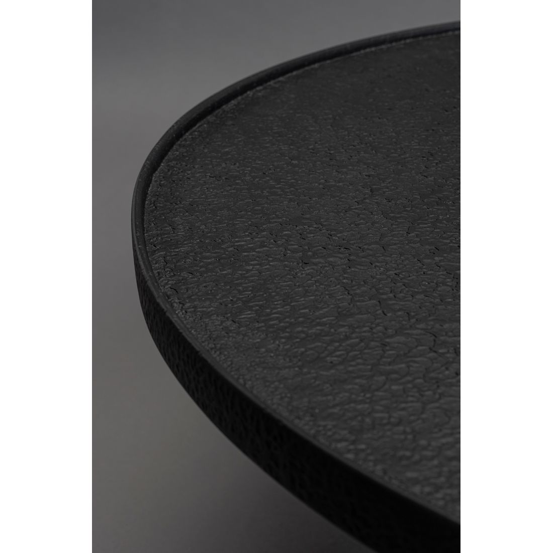 Dutchbone Salontafel Winston Rond Zwart - KwaliteitWonen.nl