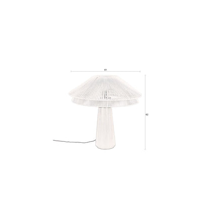 Dutchbone Tafellamp Elon Beige - KwaliteitWonen.nl