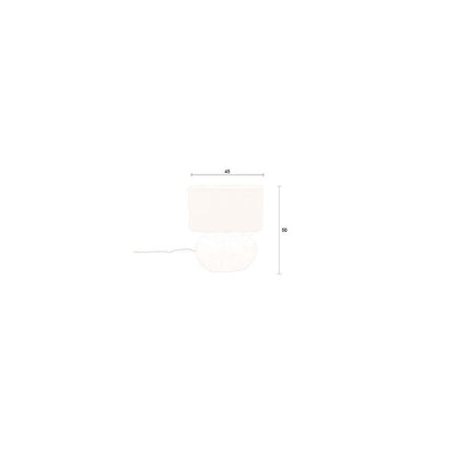 Dutchbone Tafellamp Hailey Beige - KwaliteitWonen.nl