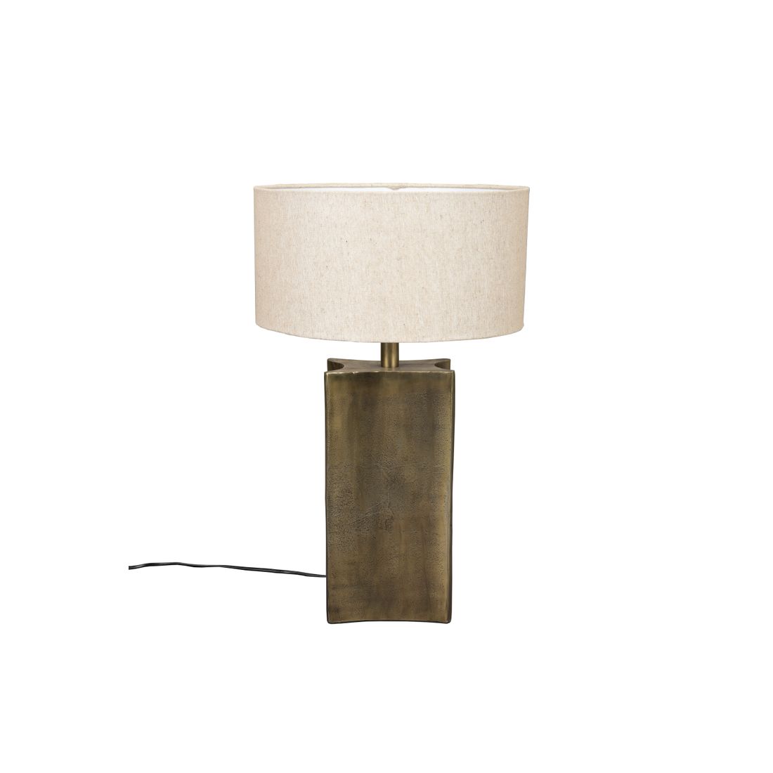 Dutchbone Tafellamp Rico Goud Beige-Kwaliteitwonen.nl