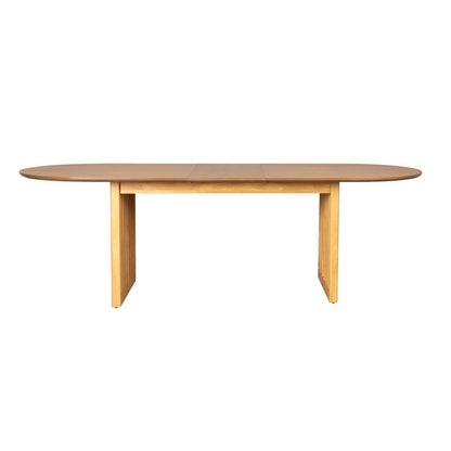 Dutchbone Verstelbare Eettafel Barlet 200/240x90cm Eiken - KwaliteitWonen.nl