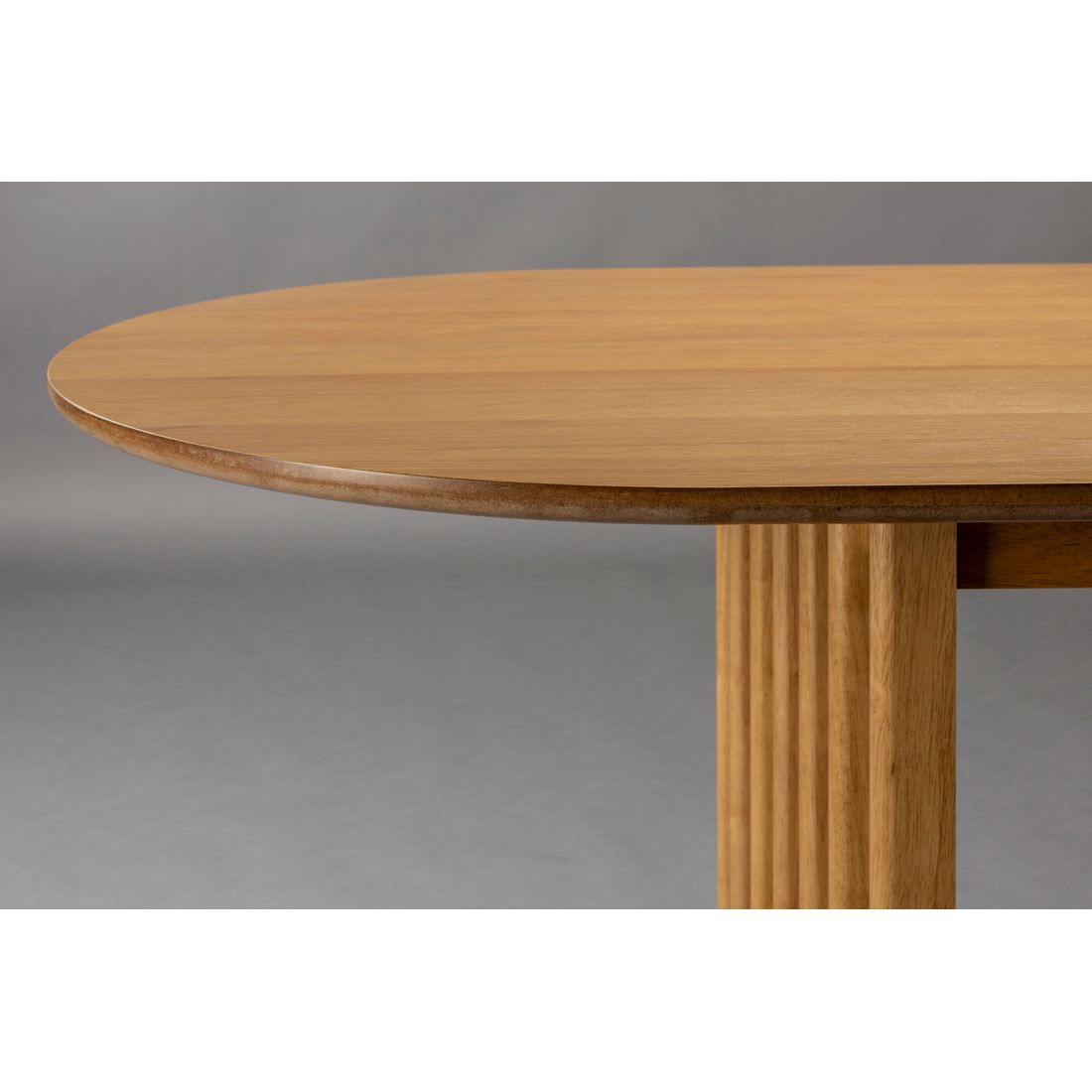 Dutchbone Verstelbare Eettafel Barlet 200/240x90cm Eiken - KwaliteitWonen.nl