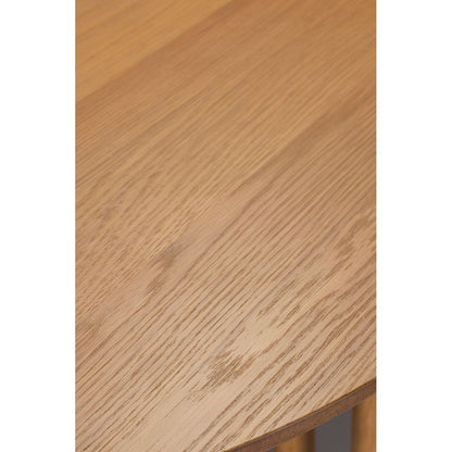 Dutchbone Verstelbare Eettafel Barlet 200/240x90cm Eiken - KwaliteitWonen.nl