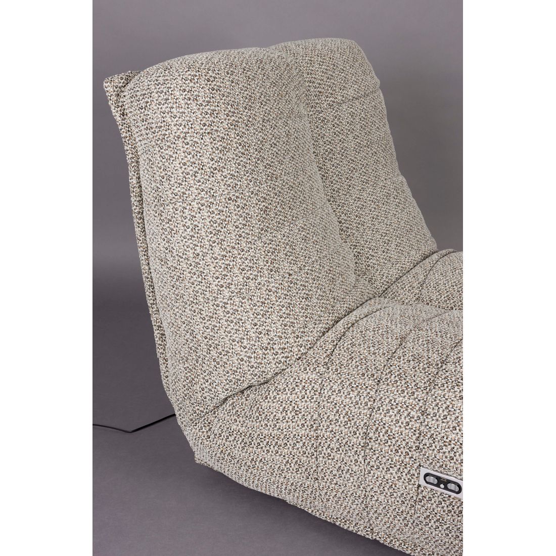 Dutchbone Verstelbare Fauteuil Hamilton Beige - KwaliteitWonen.nl