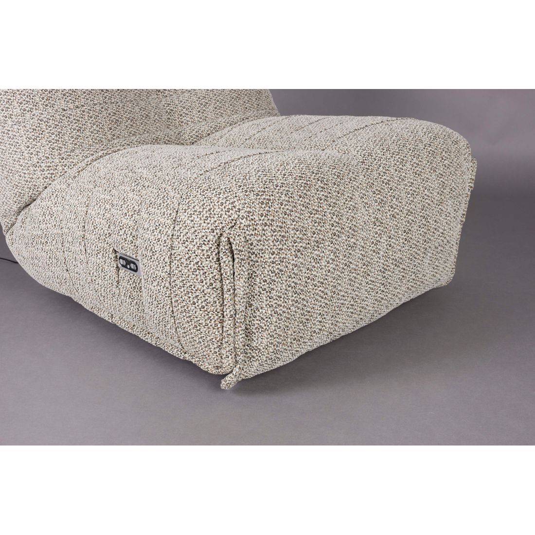 Dutchbone Verstelbare Fauteuil Hamilton Beige - KwaliteitWonen.nl