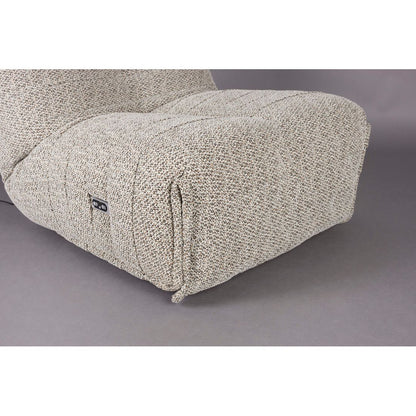 Dutchbone Verstelbare Fauteuil Hamilton Beige - KwaliteitWonen.nl