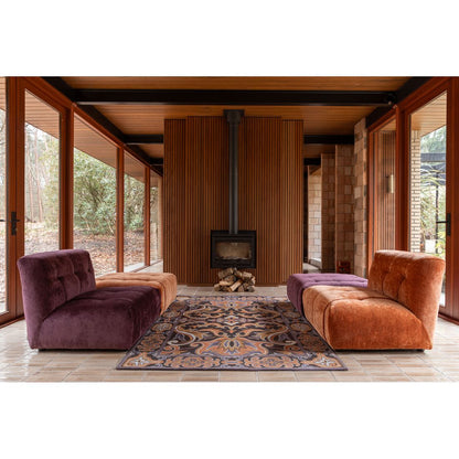 Dutchbone Vloerkleed Bashmira 160x230cm Aardse Kleuren - KwaliteitWonen.nl