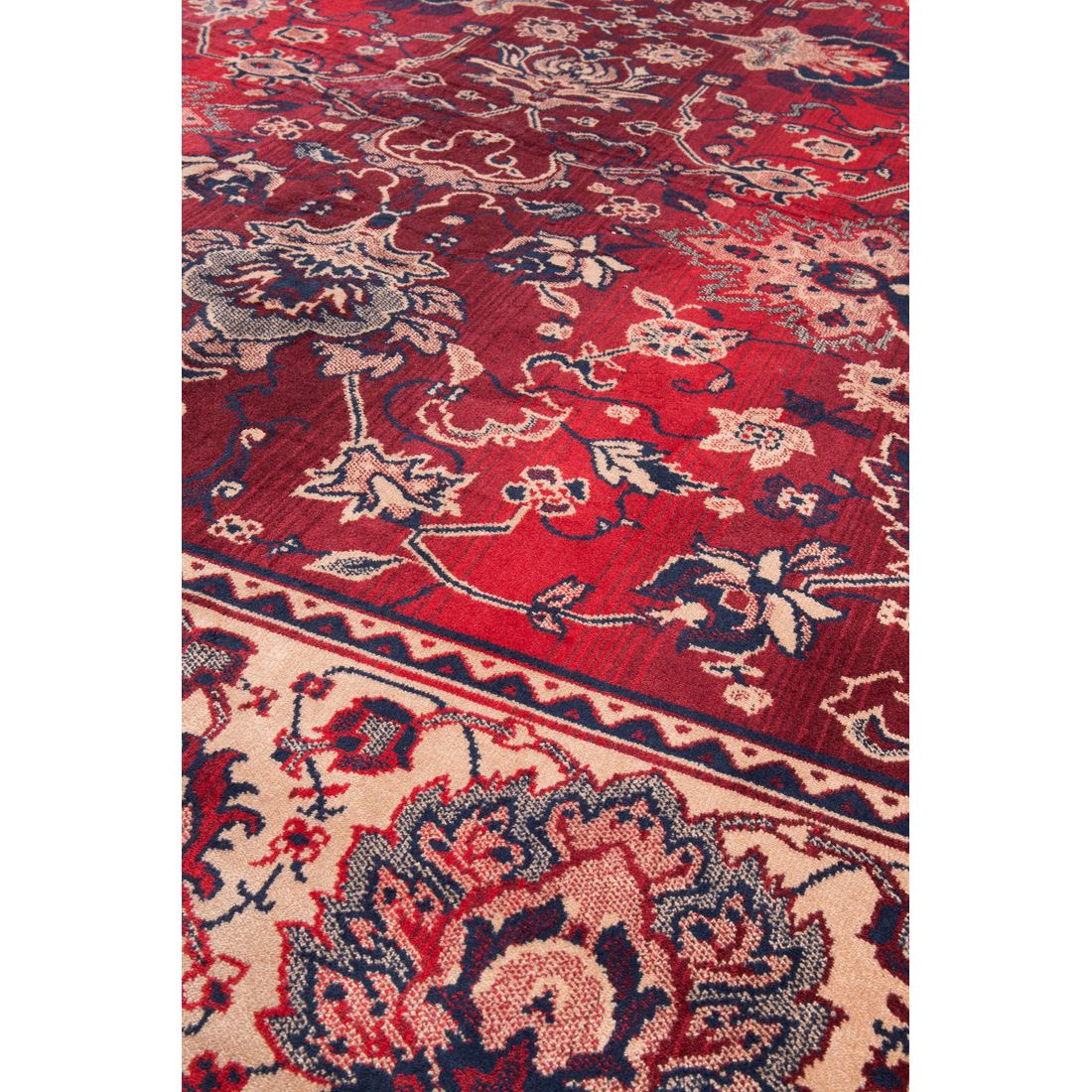 Dutchbone Vloerkleed Bid 170x240cm Rood - KwaliteitWonen.nl