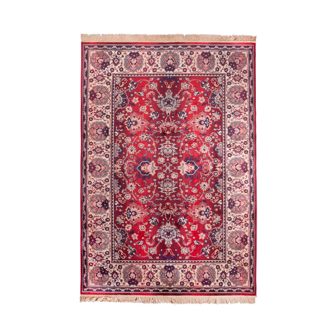 Dutchbone Vloerkleed Bid 170x240cm Rood - KwaliteitWonen.nl