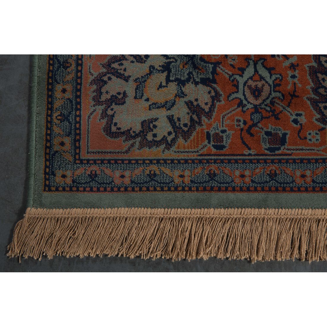 Dutchbone Vloerkleed Bid 200x300cm Oud Groen - KwaliteitWonen.nl