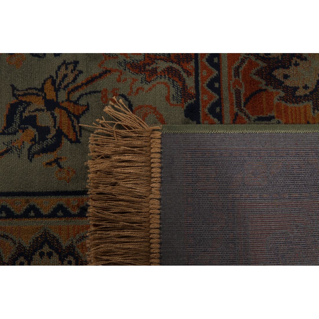 Dutchbone Vloerkleed Bid Vintage Groen 170x240cm - KwaliteitWonen.nl