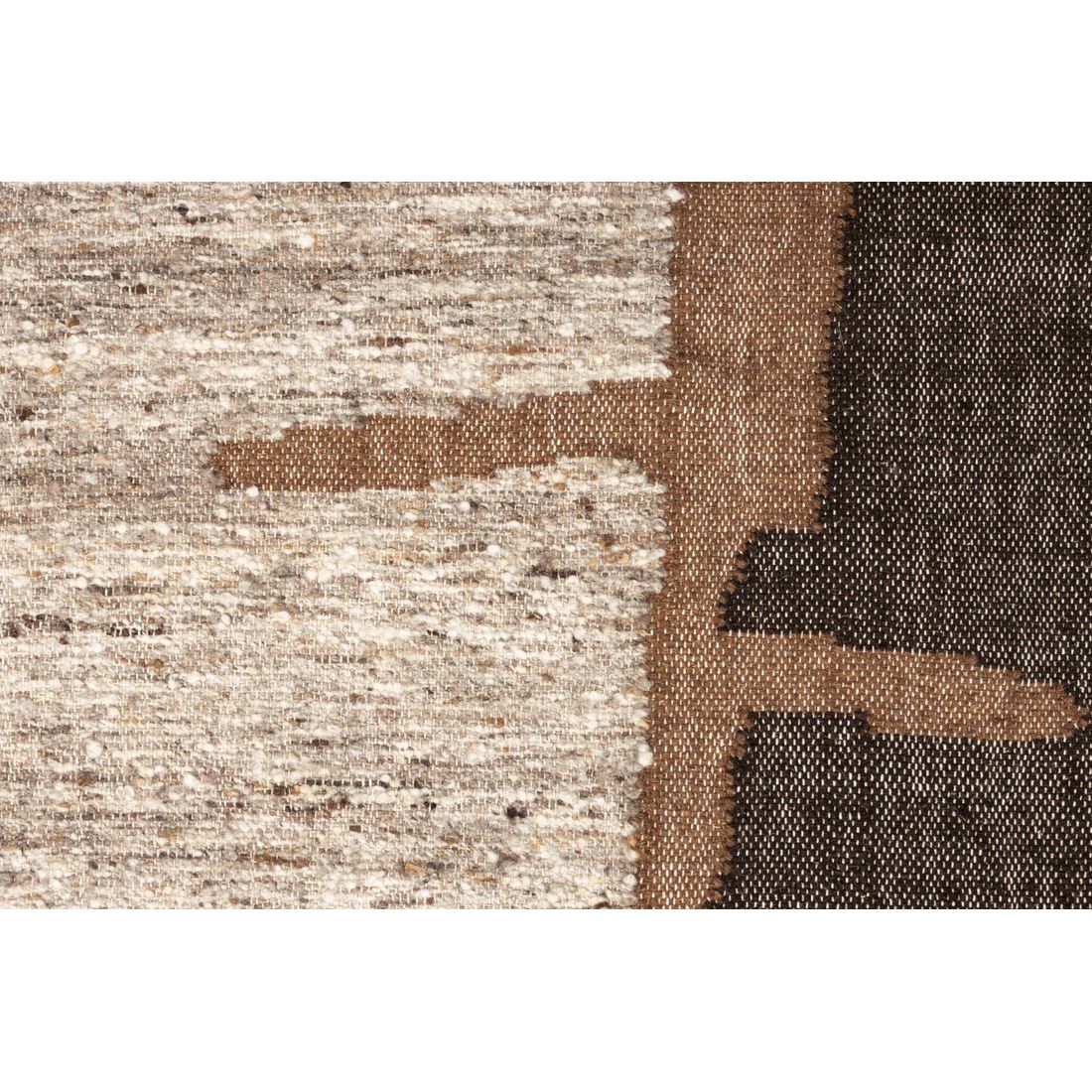 Dutchbone Vloerkleed Briton 200x300cm Bruin - KwaliteitWonen.nl