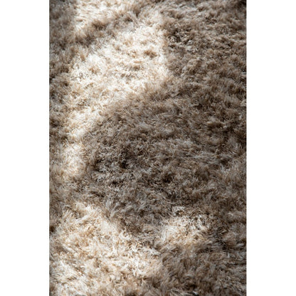 Dutchbone Vloerkleed Hairy 160x230cm Beige - KwaliteitWonen.nl