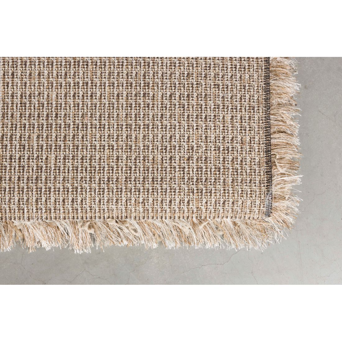 Dutchbone Vloerkleed Hairy 200x290cm Beige - KwaliteitWonen.nl