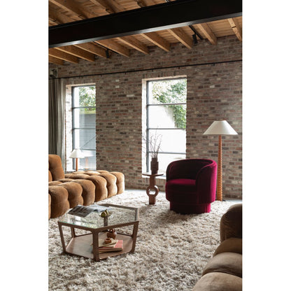 Dutchbone Vloerkleed Hairy 200x290cm Beige - KwaliteitWonen.nl