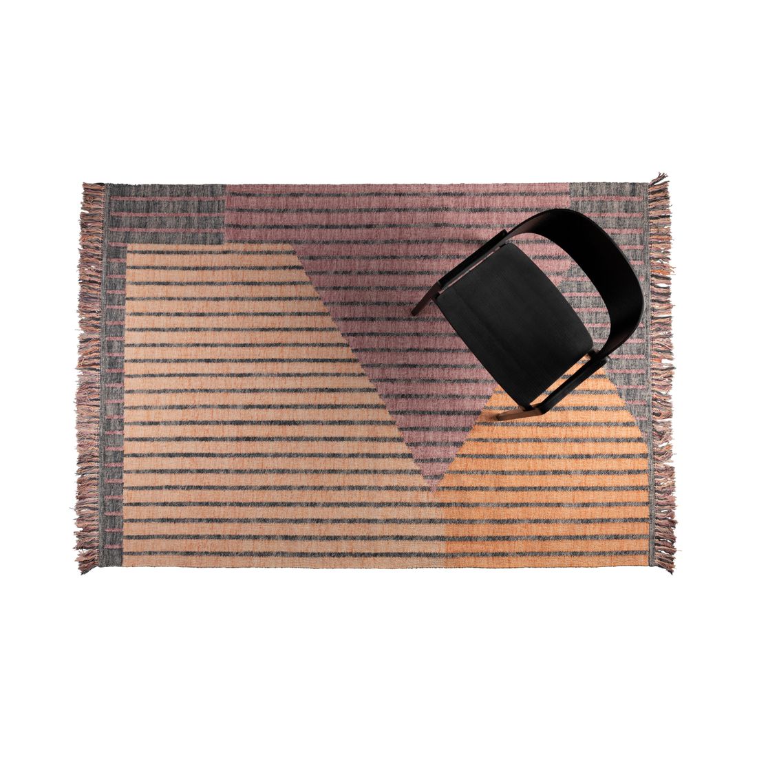 Dutchbone Vloerkleed Hampton Lila 160x230cm - KwaliteitWonen.nl