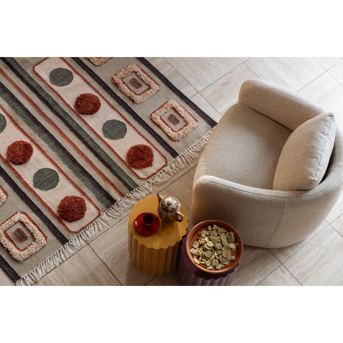 Dutchbone Vloerkleed Haydon 200x300cm - KwaliteitWonen.nl