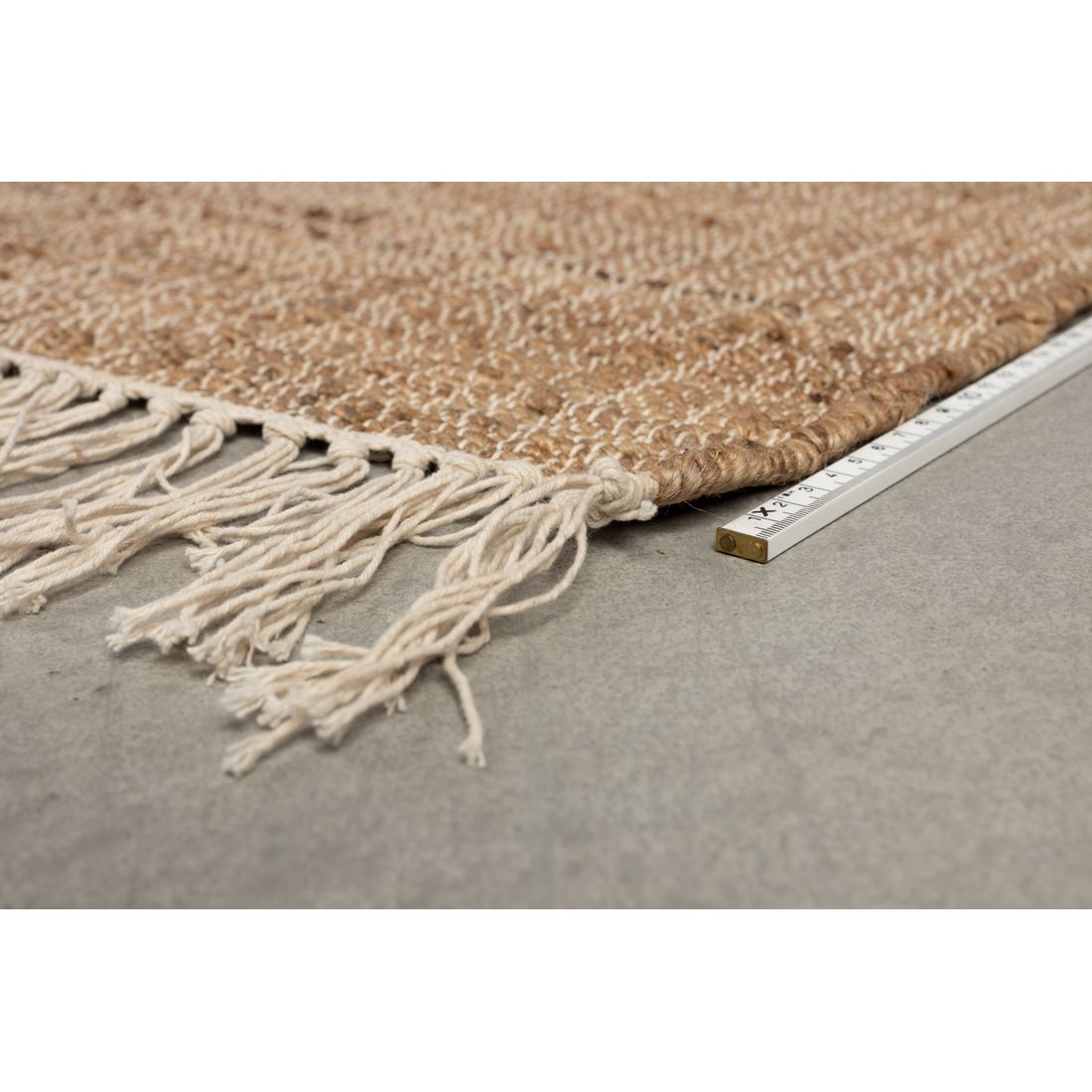 Dutchbone Vloerkleed Pavilion Naturel Groen Bruin 200x300cm - KwaliteitWonen.nl