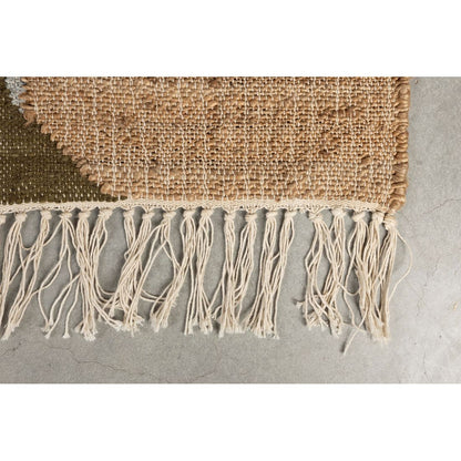 Dutchbone Vloerkleed Pavilion Naturel Groen Bruin 200x300cm - KwaliteitWonen.nl