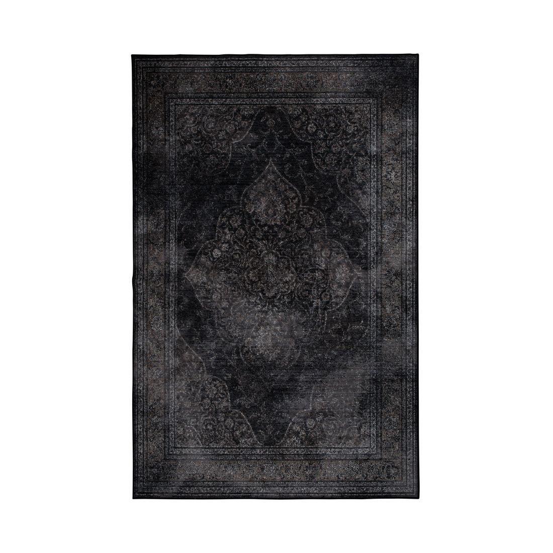 Dutchbone Vloerkleed Rugged 170x240cm Donker - KwaliteitWonen.nl