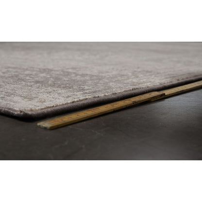 Dutchbone Vloerkleed Rugged 170x240cm Lichtgrijs Beige - KwaliteitWonen.nl
