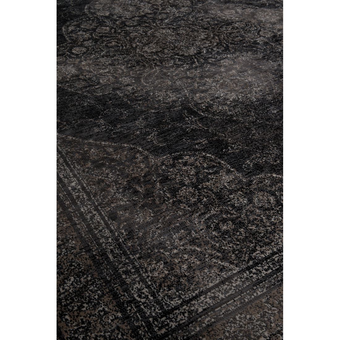 Dutchbone Vloerkleed Rugged 200x300cm Grijs - KwaliteitWonen.nl