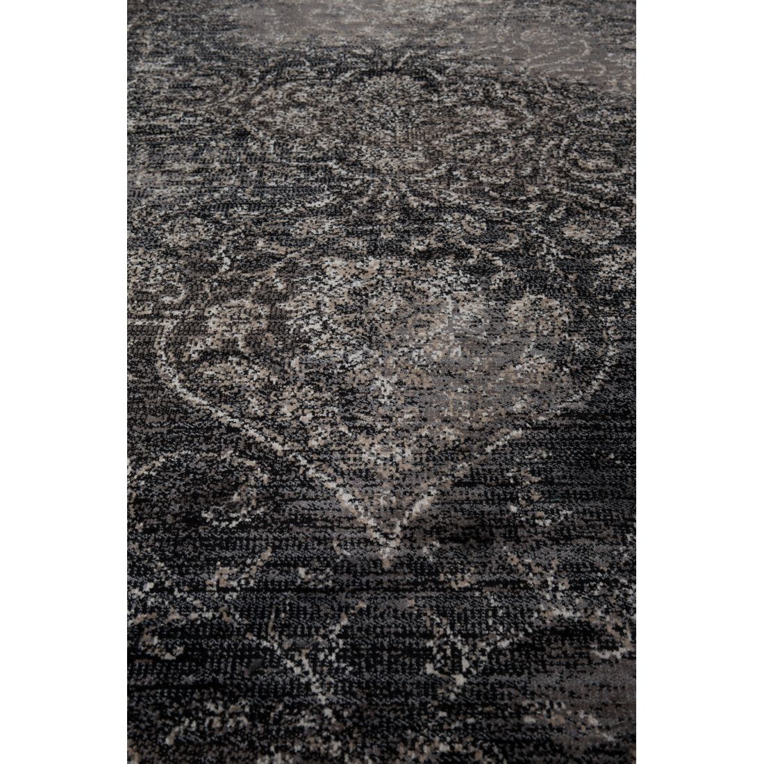 Dutchbone Vloerkleed Rugged 200x300cm Grijs - KwaliteitWonen.nl