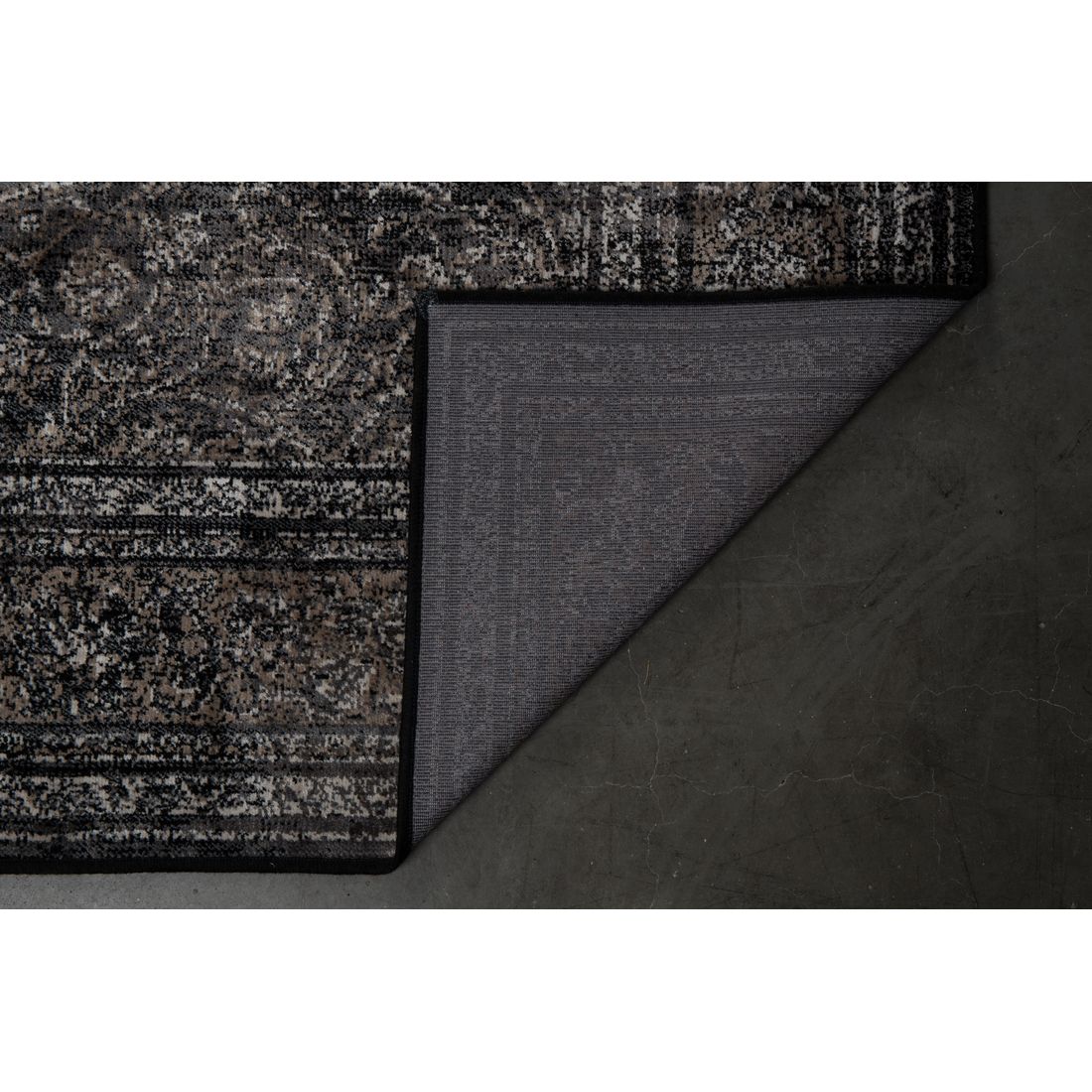 Dutchbone Vloerkleed Rugged 200x300cm Grijs - KwaliteitWonen.nl