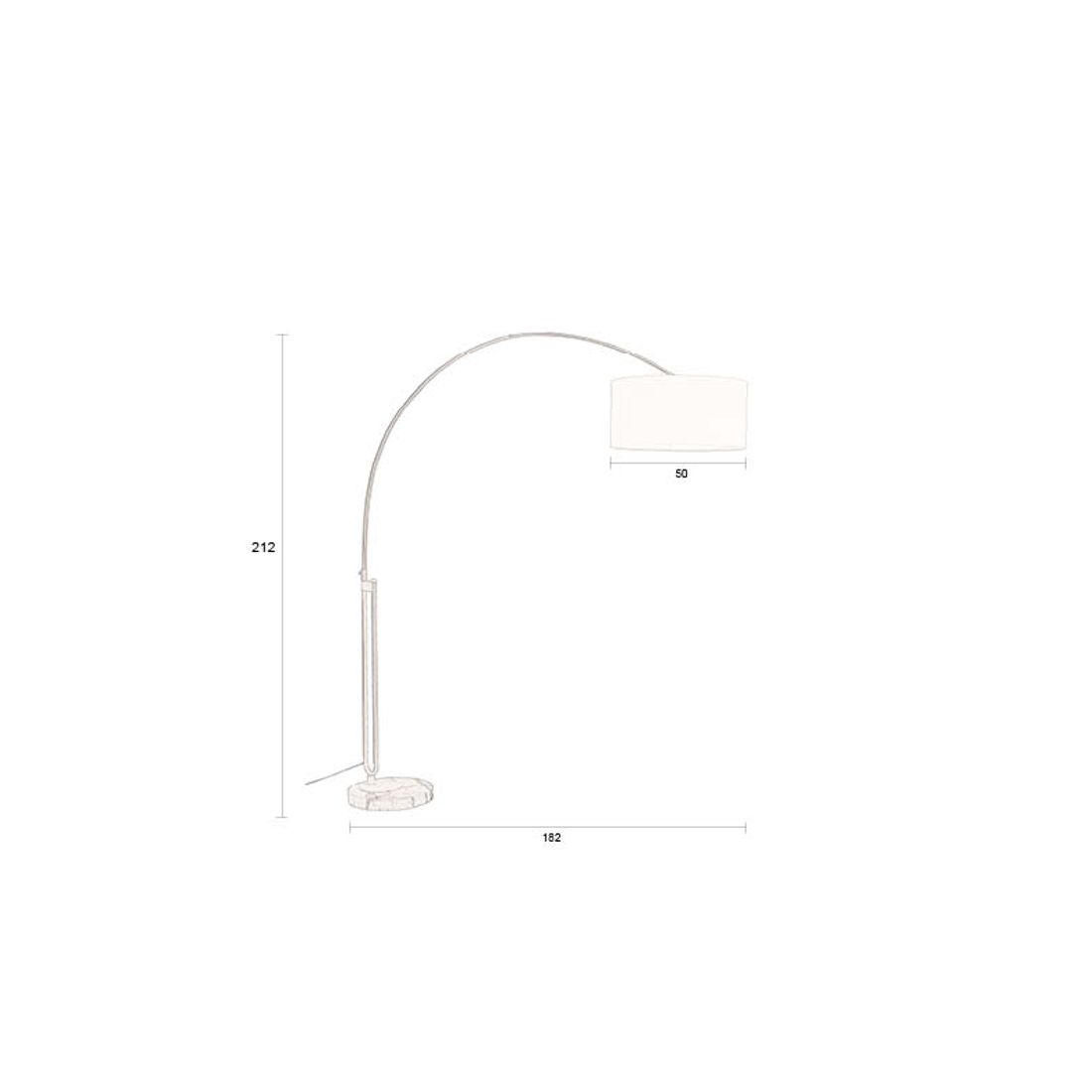 Dutchbone Vloerlamp Archie - KwaliteitWonen.nl