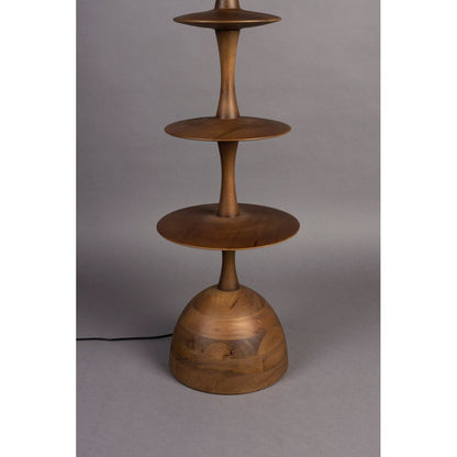 Dutchbone Vloerlamp Cath Walnoot - KwaliteitWonen.nl