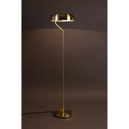 Dutchbone Vloerlamp Eclipse Messing - KwaliteitWonen.nl