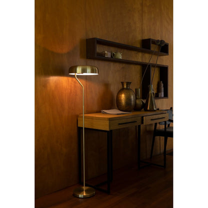 Dutchbone Vloerlamp Eclipse Messing - KwaliteitWonen.nl