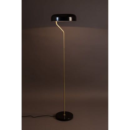 Dutchbone Vloerlamp Eclipse Zwart - KwaliteitWonen.nl