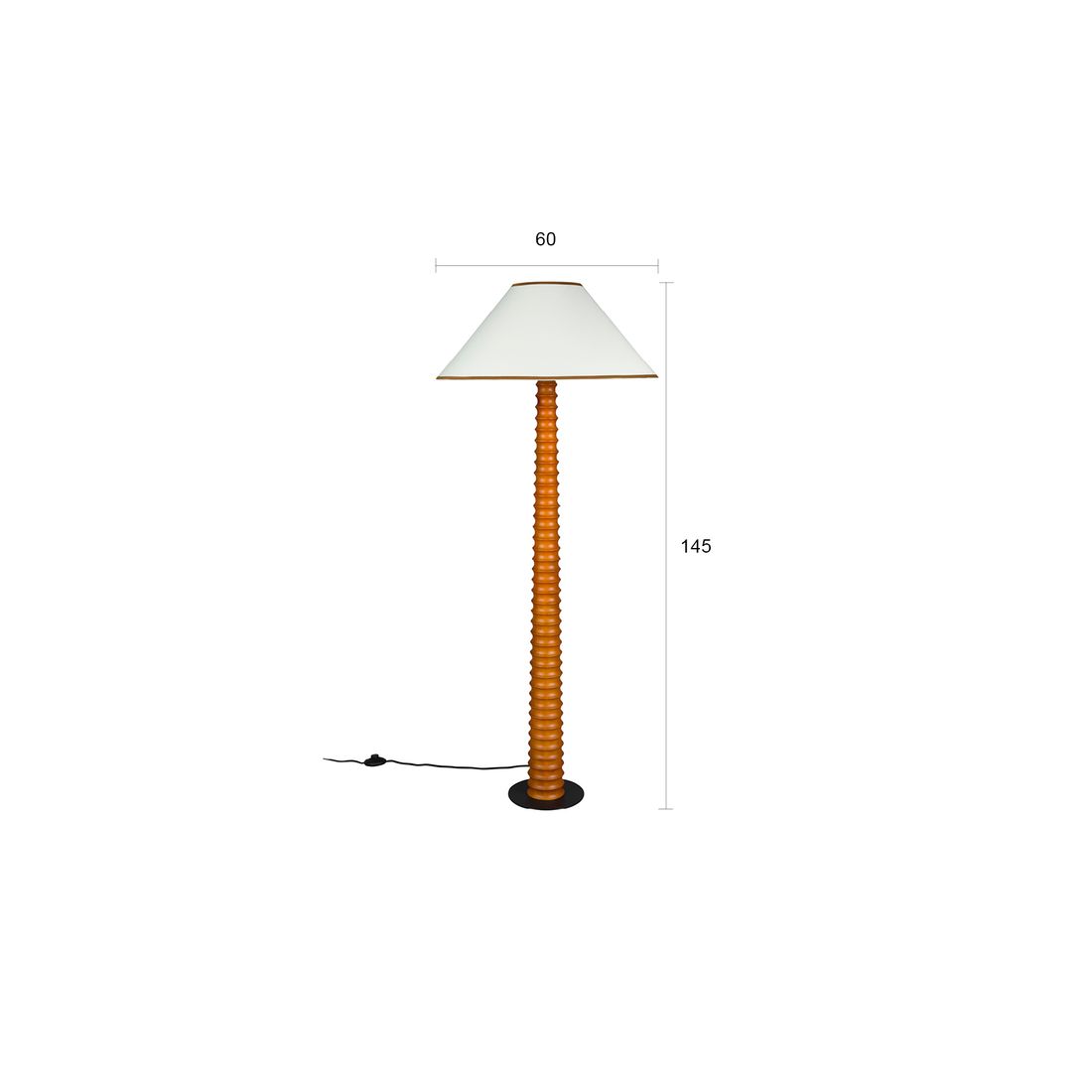 Dutchbone Vloerlamp Horace - KwaliteitWonen.nl