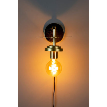 Dutchbone Wandlamp Aden Messing - KwaliteitWonen.nl