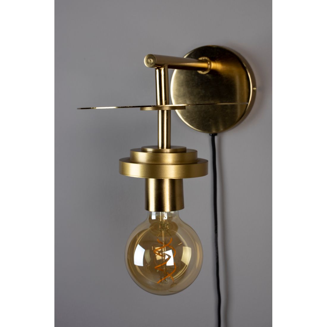 Dutchbone Wandlamp Aden Messing - KwaliteitWonen.nl